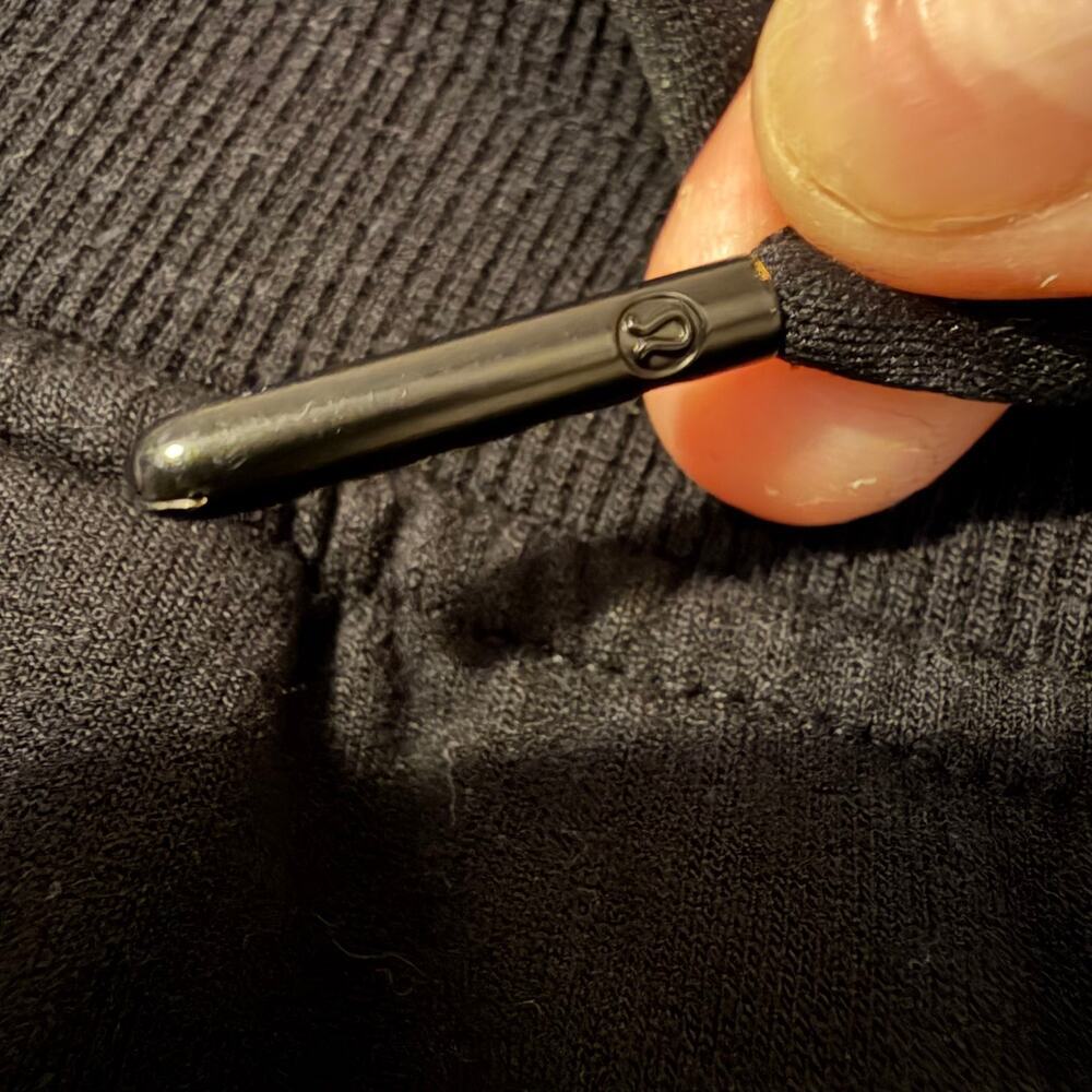 Lululemon Warm Down High Rise Jogger Modal Black Stretchy Loungewear Sz 6 - Picture 5 of 12
